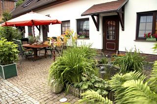 Ferienwohnung Sonnenhof Terrasse